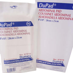 DuPad® Sterile Abdominal Pad, 8 x 10 Inch