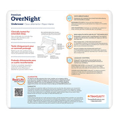 Tranquility® Premium OverNight Absorbent Underwear, Medium