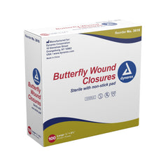 dynarex® Butterfly Wound Closure Strip, Â½ by 2Â¾ Inches