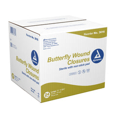 dynarex® Butterfly Wound Closure Strip, Â½ by 2Â¾ Inches