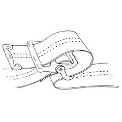 SkiL-Care Nylon Gait Belt with Metal Buckle, 60 Inch Length