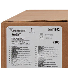 Kerlix NonSterile Fluff Bandage Roll, 4-1/2 Inch x 4-1/10 Yard