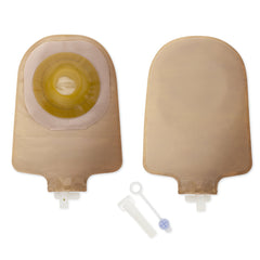 Premier One-Piece Drainable Beige Urostomy Pouch, 9 Inch Length, 1 Inch Stoma