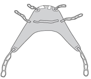 drive Seat and Back Divided Leg Sling, Medium