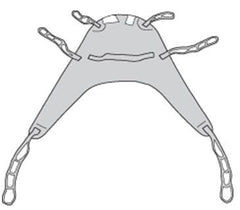 drive Seat and Back Divided Leg Sling, Medium
