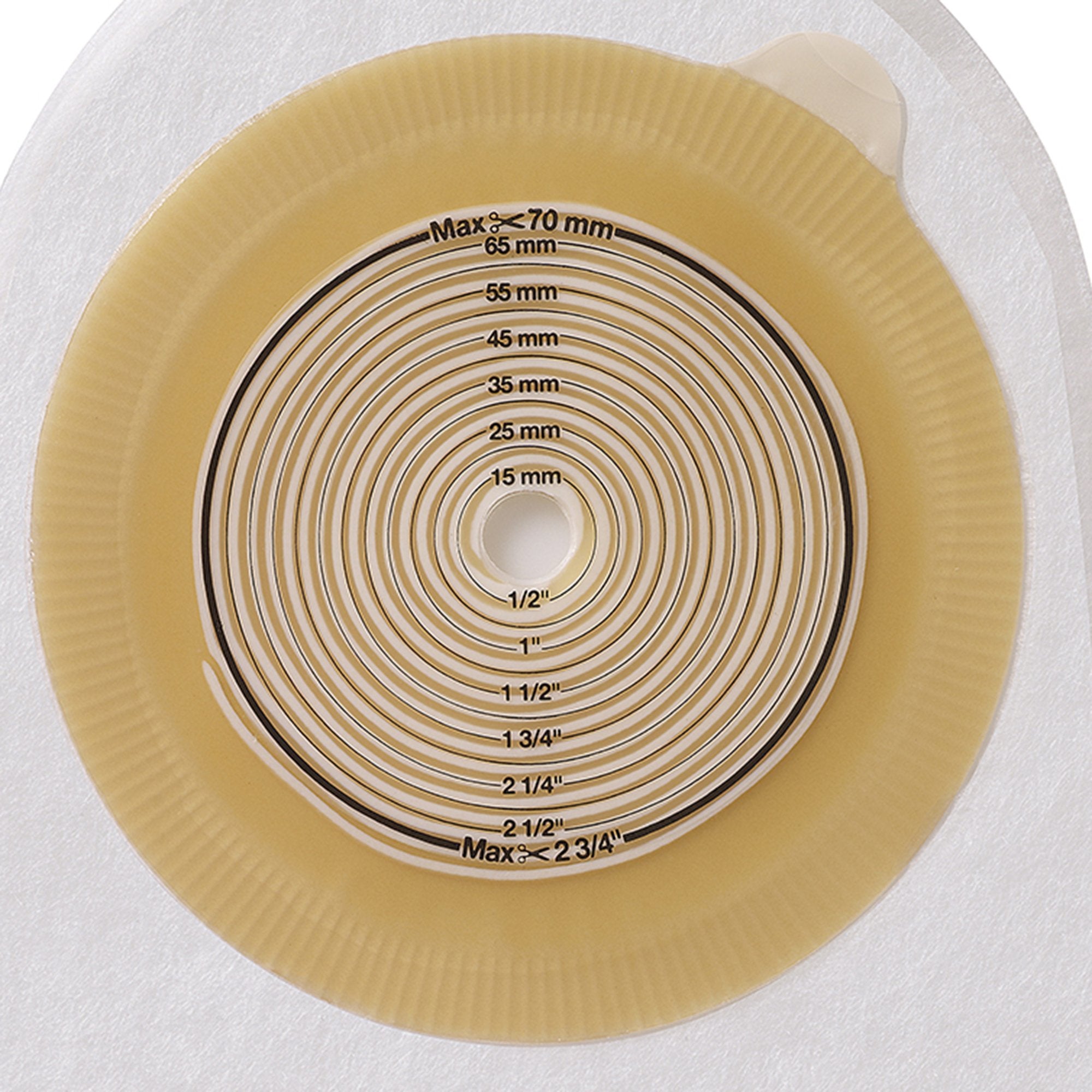 Assura® One-Piece Drainable Transparent Ostomy Pouch, 12 Inch Length, 15-43 mm Stoma