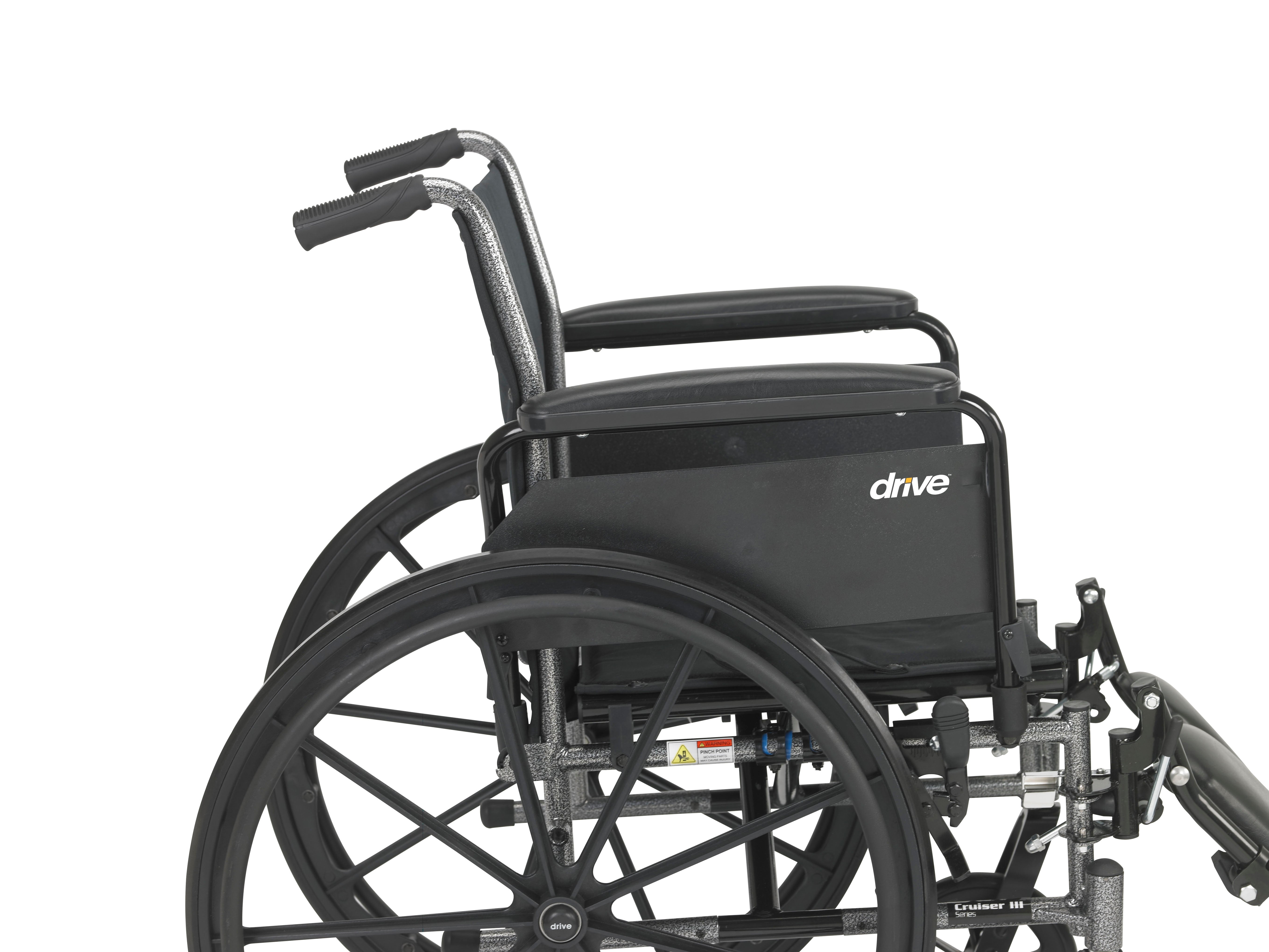 drive Cruiser III Lightweight Wheelchair, 18-inch Seat Width