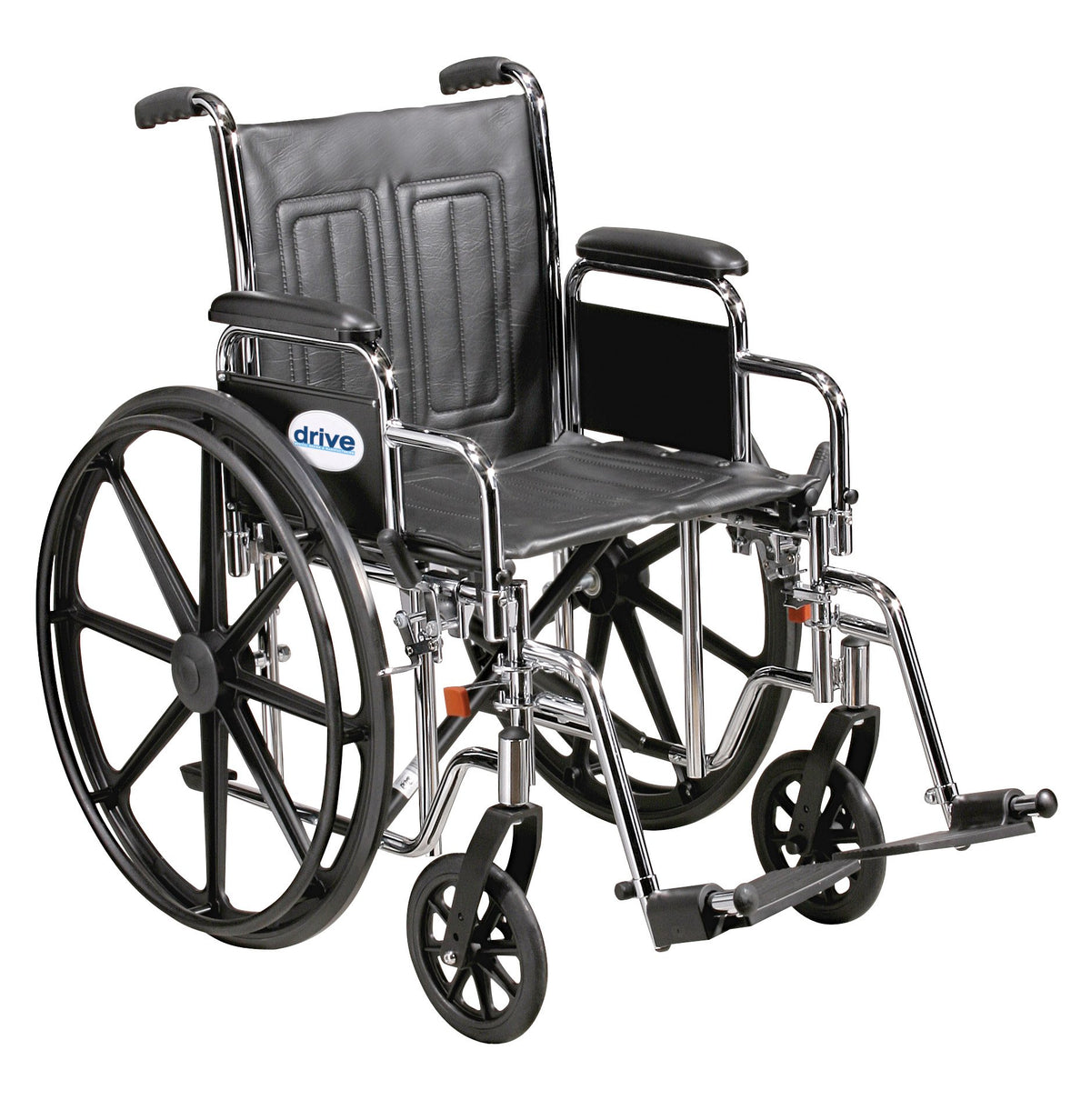drive Sentra EC HD Bariatric Wheelchair, 20-Inch Seat Width