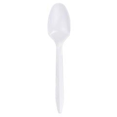 McKesson White Polypropylene Spoon, 5Â½ Inch Long
