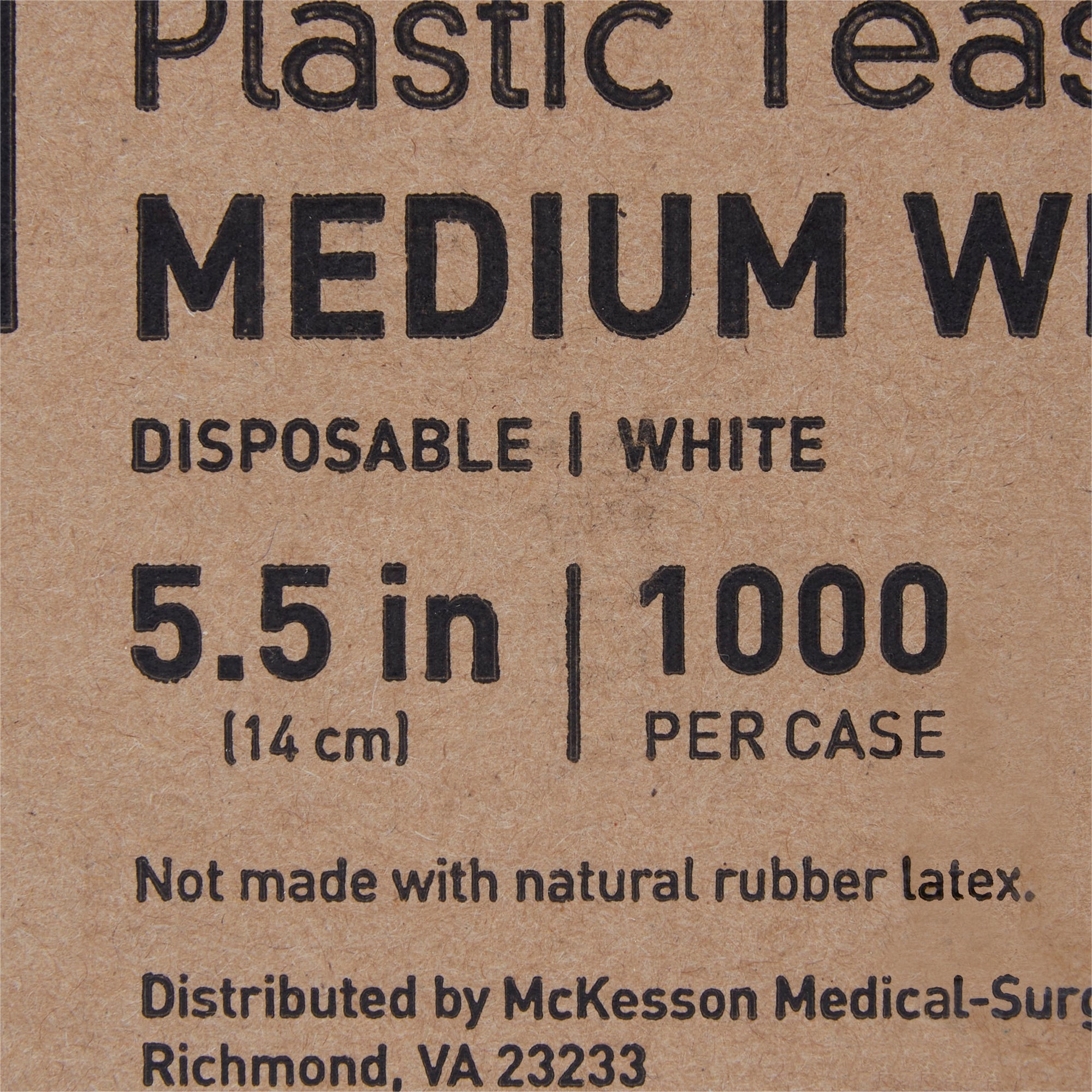 McKesson White Polypropylene Spoon, 5Â½ Inch Long