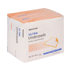 McKesson Ultra Heavy Absorbency Underpad, 30 x 30 Inch