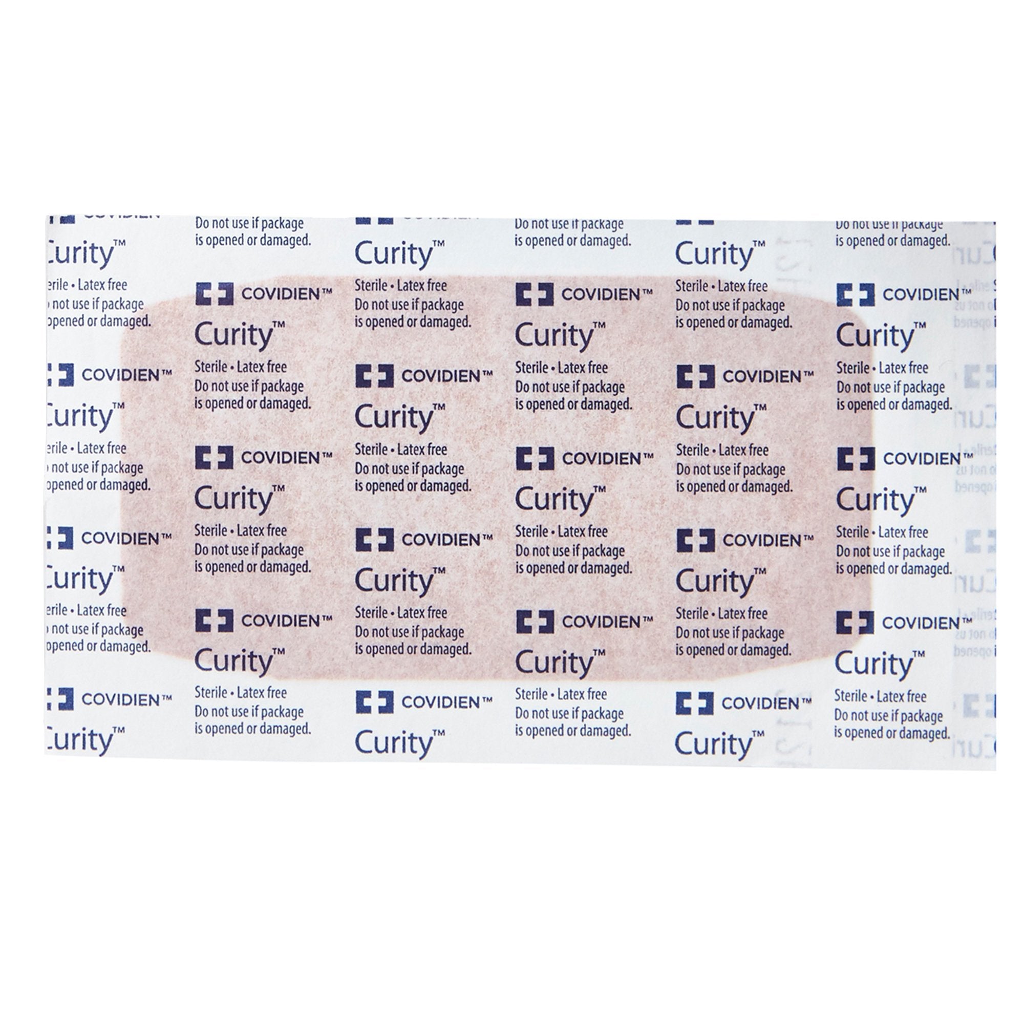 Curity Tan Adhesive Strip, 2 x 3-1/4 Inch