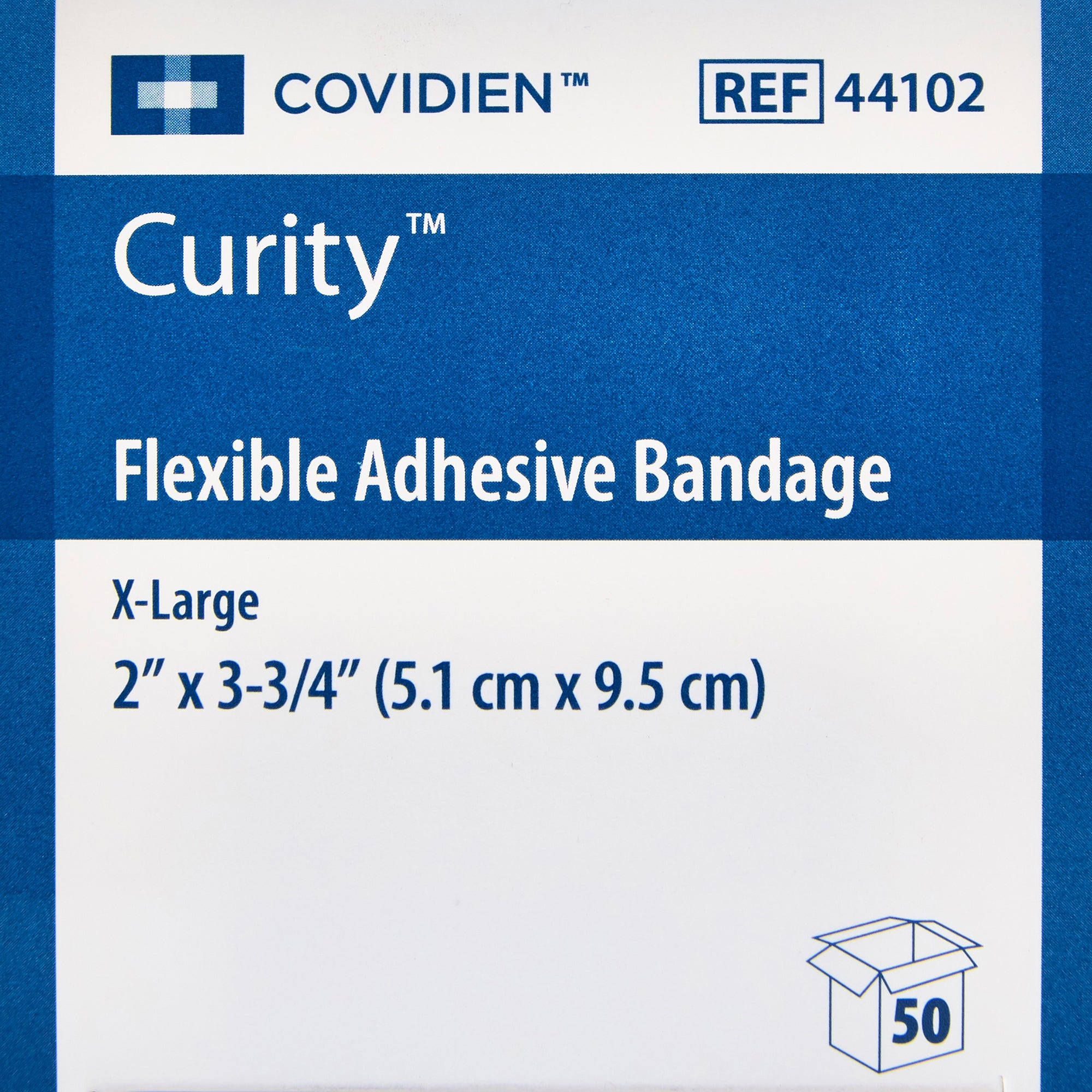 Curity Tan Adhesive Strip, 2 x 3-1/4 Inch