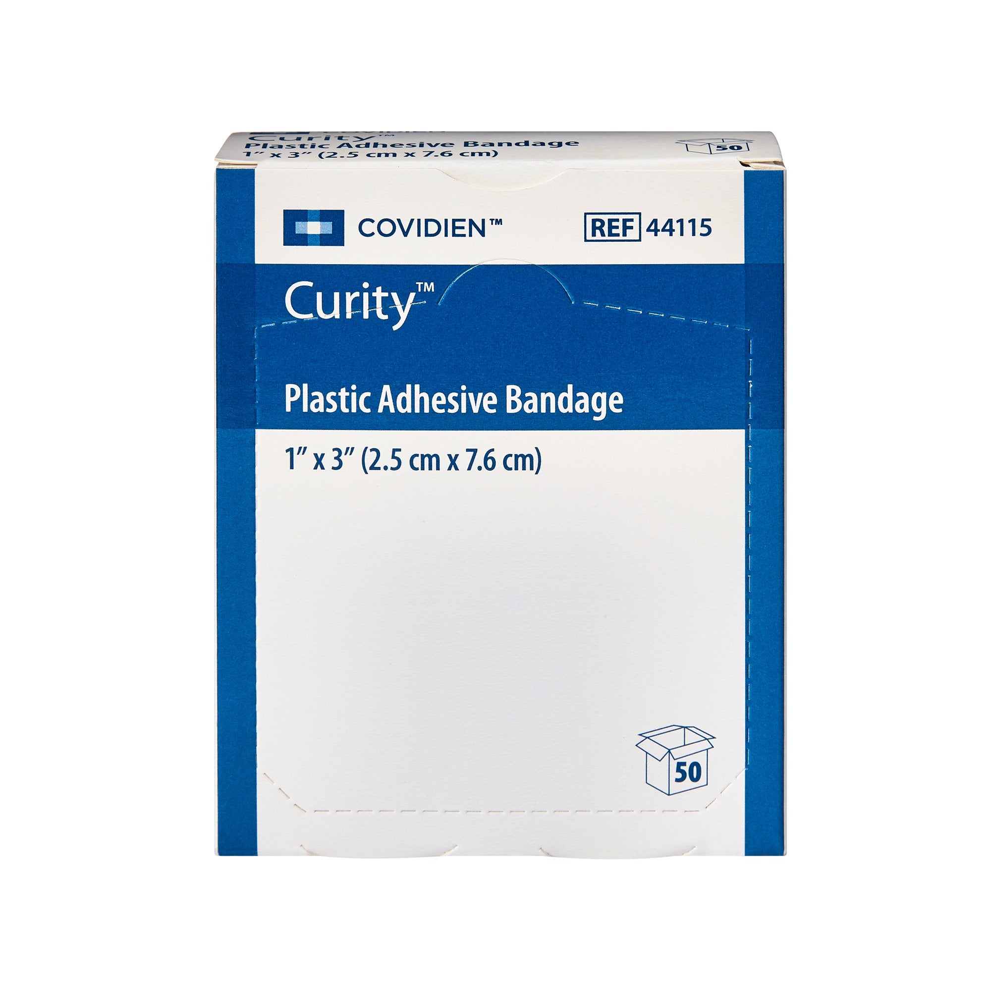 Curity Tan Adhesive Strip, 1 x 3 Inch