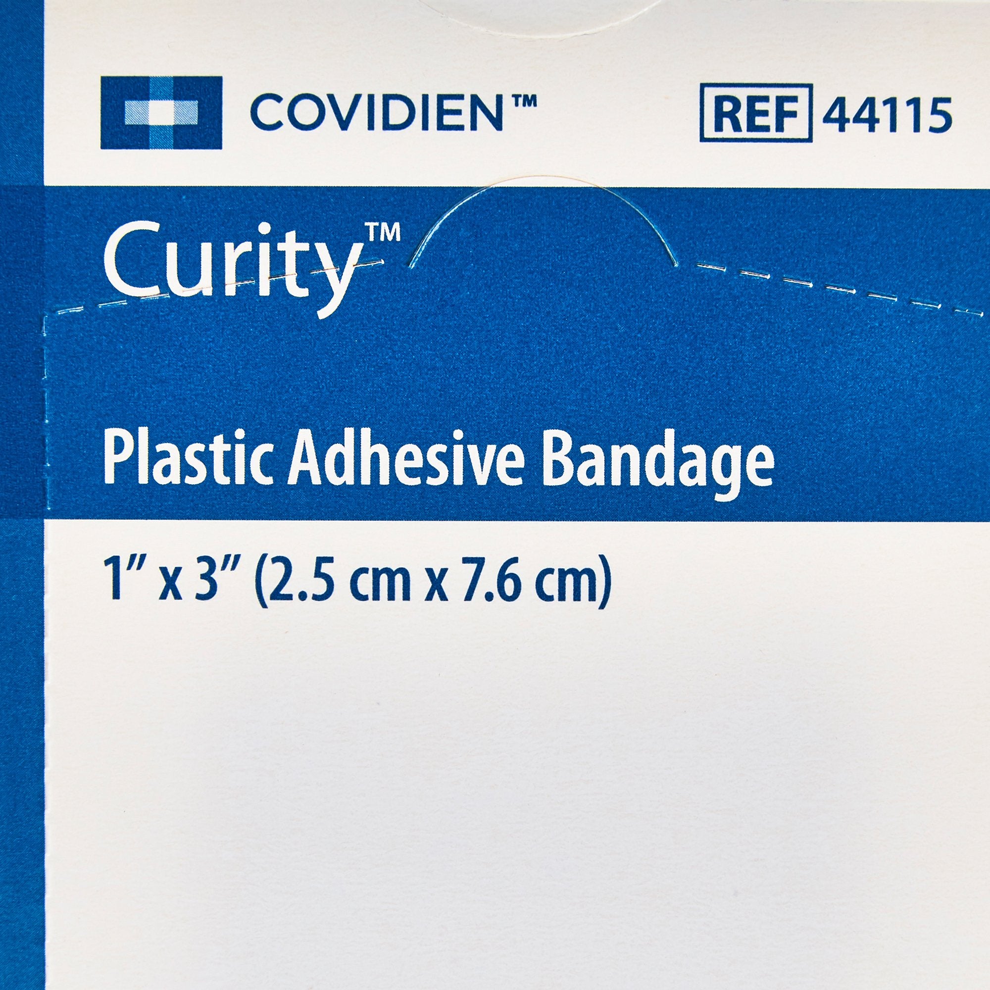 Curity Tan Adhesive Strip, 1 x 3 Inch