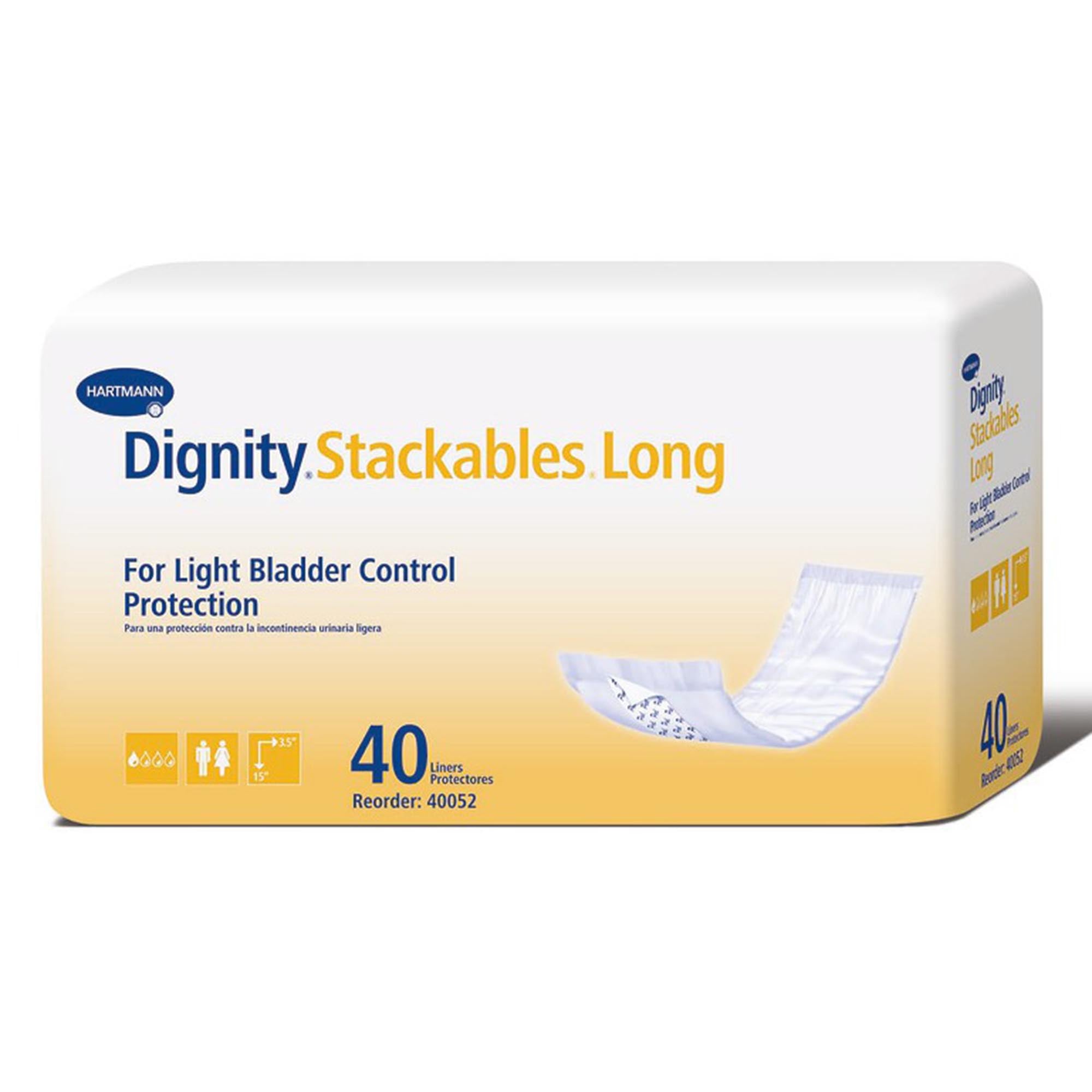 Dignity® Stackables® Incontinence Liner, 15-Inch Length
