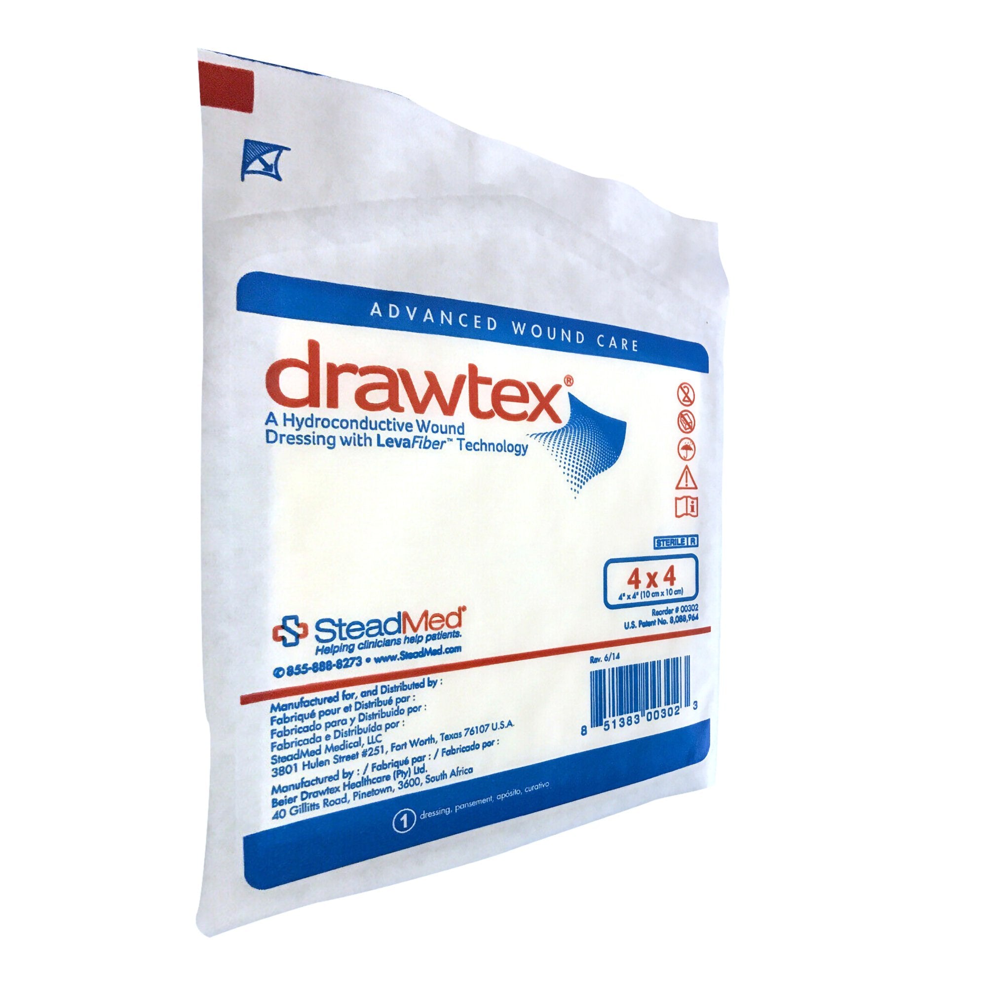 Drawtex® Non-Adherent Dressing, 4 x 4 Inch