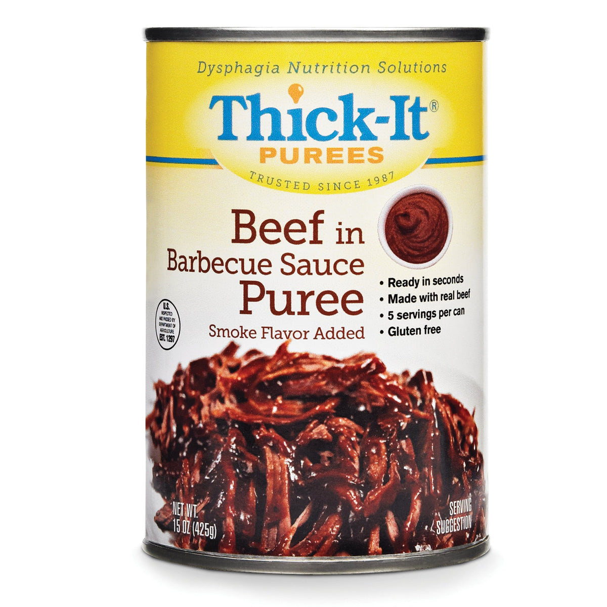 Thick-It® Beef in BBQ Sauce PurÃ©e, 15-ounce Can