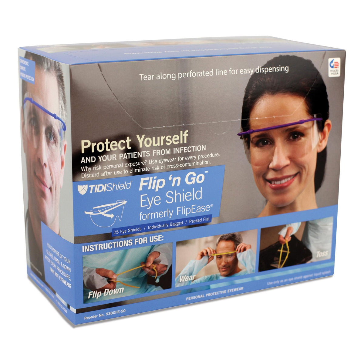 TIDIShield Flip 'n Go Eye Shields