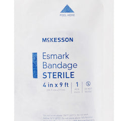 McKesson No Closure Esmark Compression Bandage, 4 Inch x 3 Yard