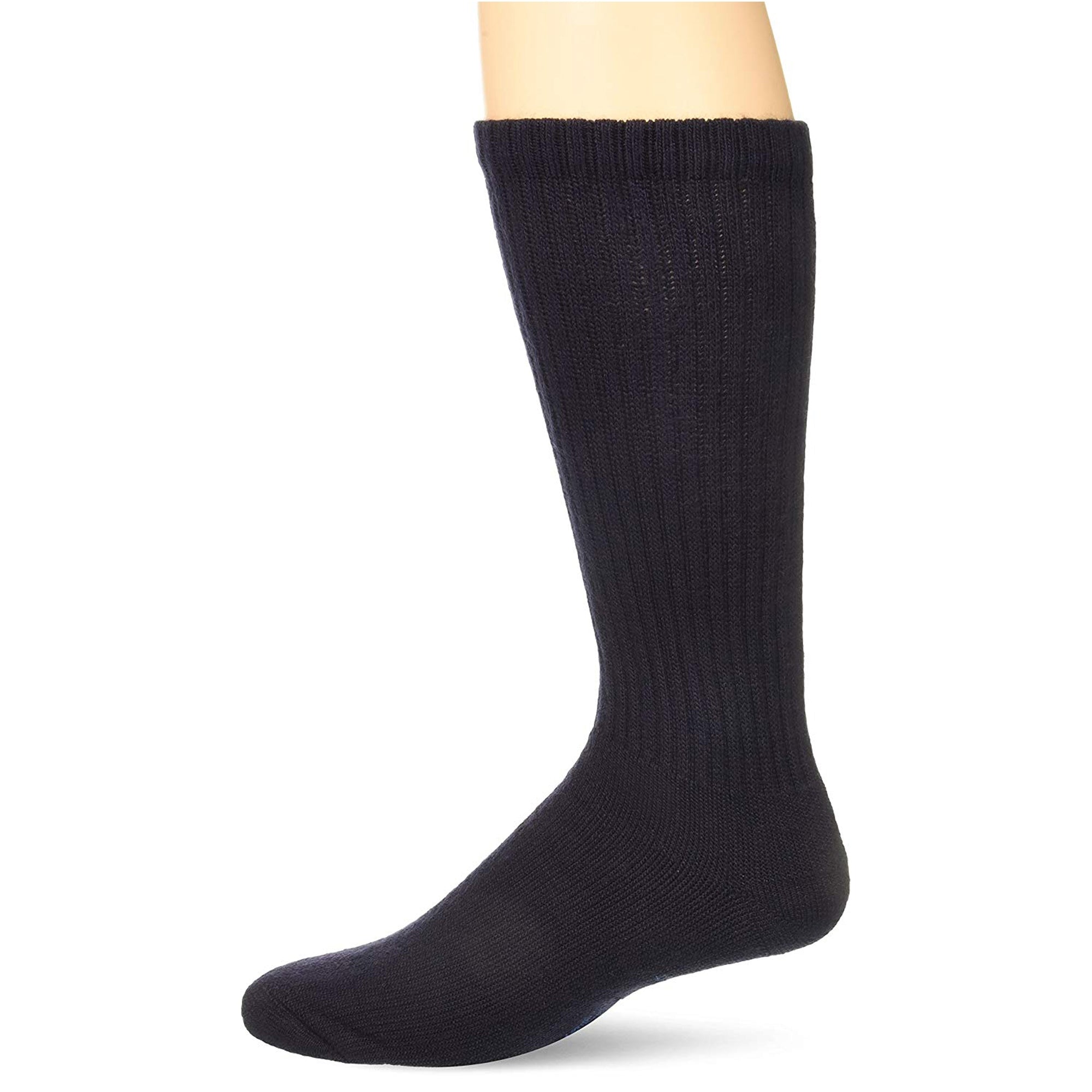 BSN Medica JOBST Sensifoot Diabetic Sock, Crew Large, Navy, Closed Toe