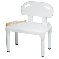 Carex® Bath Transfer Bench, 17Â½ to 22Â½ Seat Height