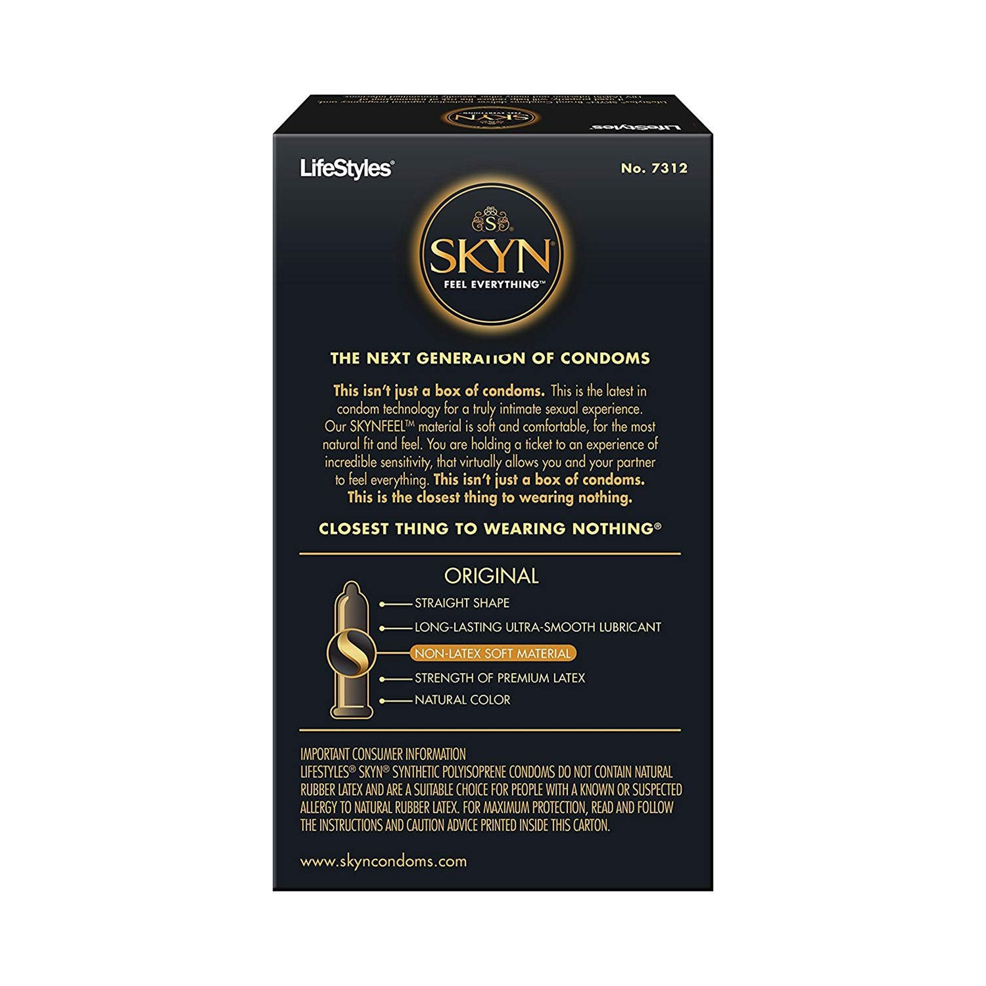Lifestyles® Skyn® Polyisoprene Lubricated Condom