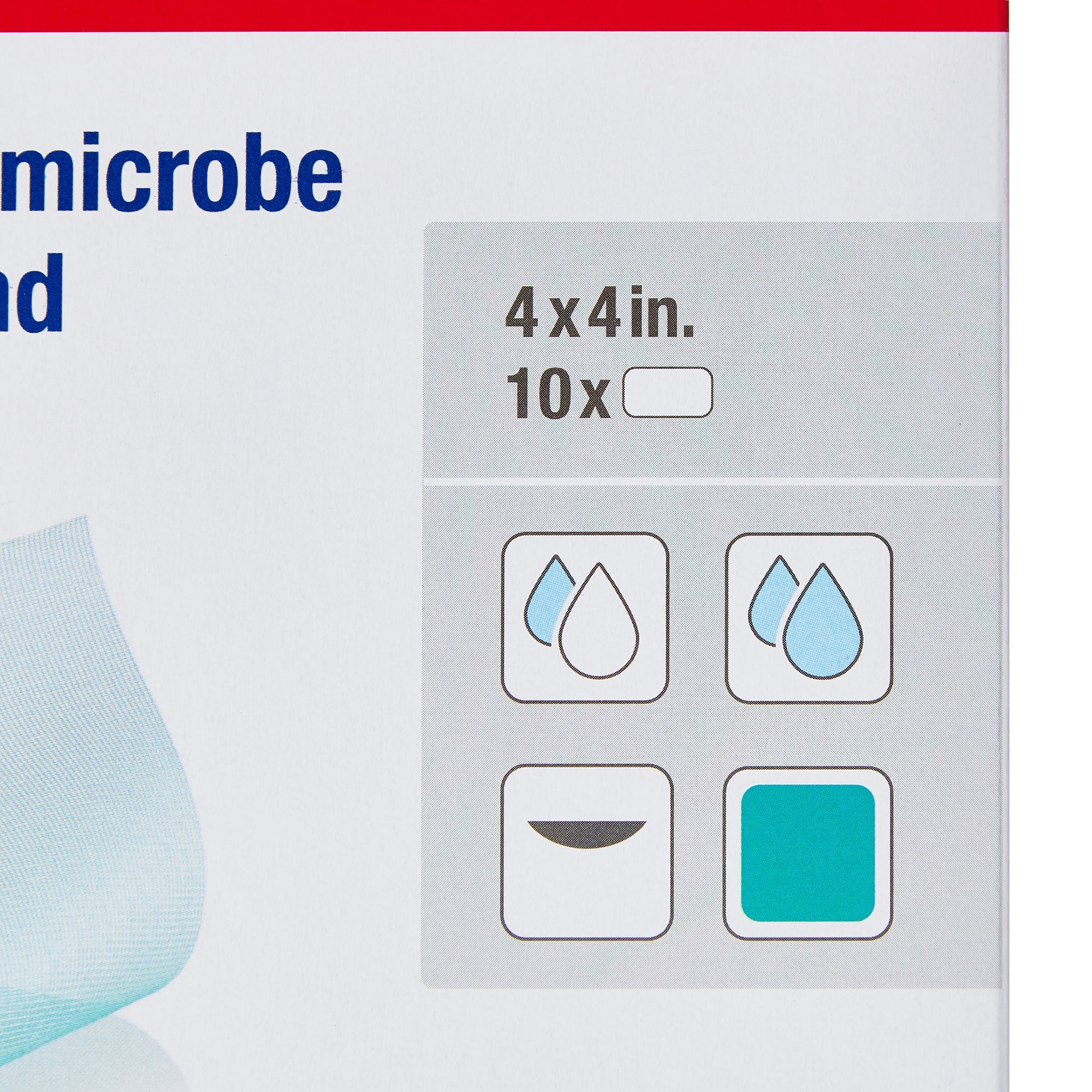 Cutimed® Sorbact® WCL Antimicrobial Wound Contact Layer Dressing, 4 x 4 Inch