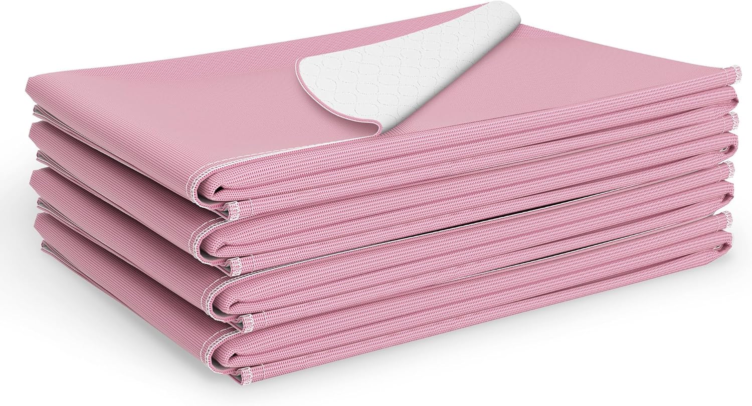 Medline - MDTR1227073AZ Softnit 300 Washable Underpads, Pack of 4 Large Bed Pads, 34" x 36",