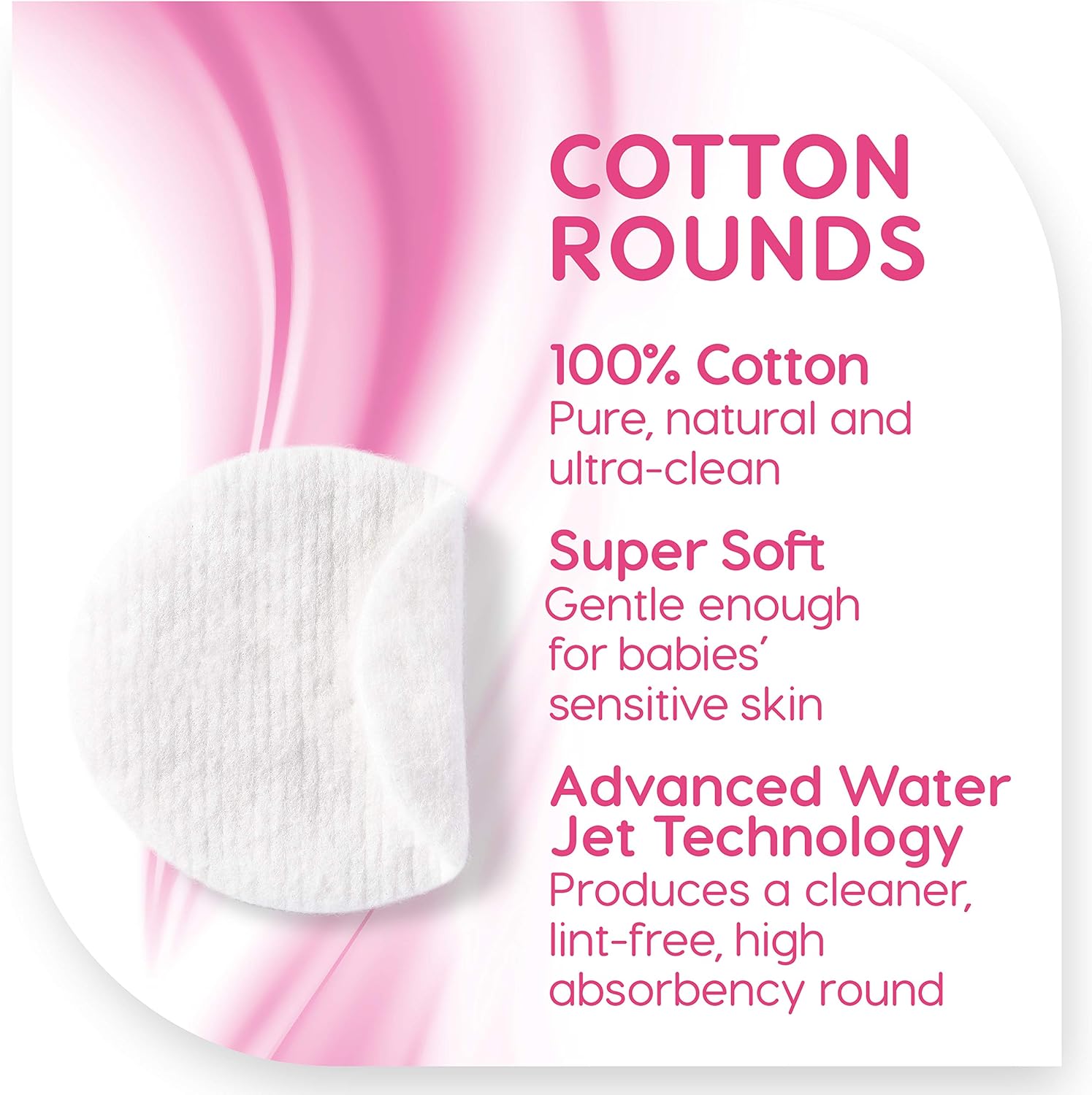 Medline Simply Soft Cotton Rounds (300 Count)