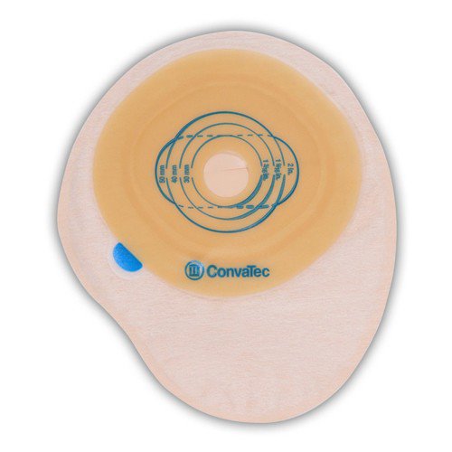 Esteem® + One-Piece Closed End Transparent Filtered Ostomy Pouch, 8 Inch Length, 13/16 to 2Â¾ Inch Stoma