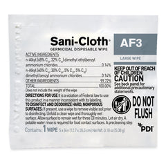 Sani-Cloth® AF3 Surface Disinfectant Cleaner Wipe, Large Individual Packet