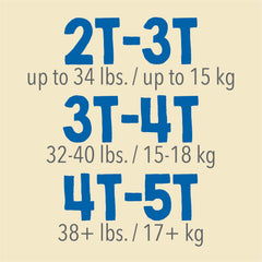 Cutie Pants Training Pants, 3T to 4T