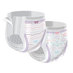 Cutie Pants® Training Pants, Female, Toddler, Disposable, Heavy Absorbency, Pink Princess Print, 3T to 4T, 32 â€“ 40 lbs