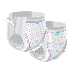 Cutie Pants® Training Pants, Female, Toddler, Disposable, Heavy Absorbency, Pink Princess Print, 4T â€“ 5T, Over 35 lbs