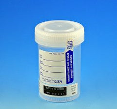Globe Scientific Specimen Container with Temperature Strip, 90 mL