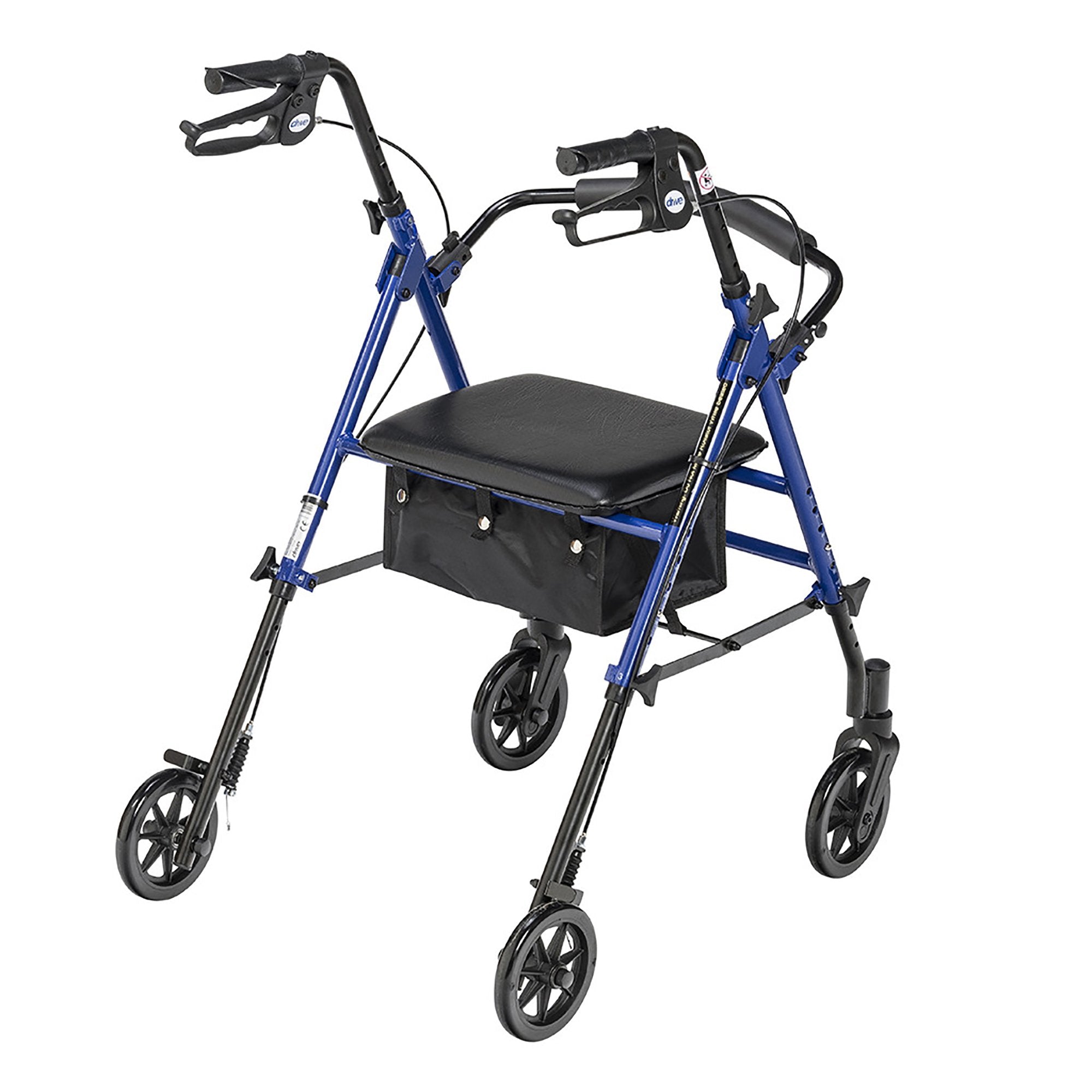 drive 4 Wheel Rollator, Blue
