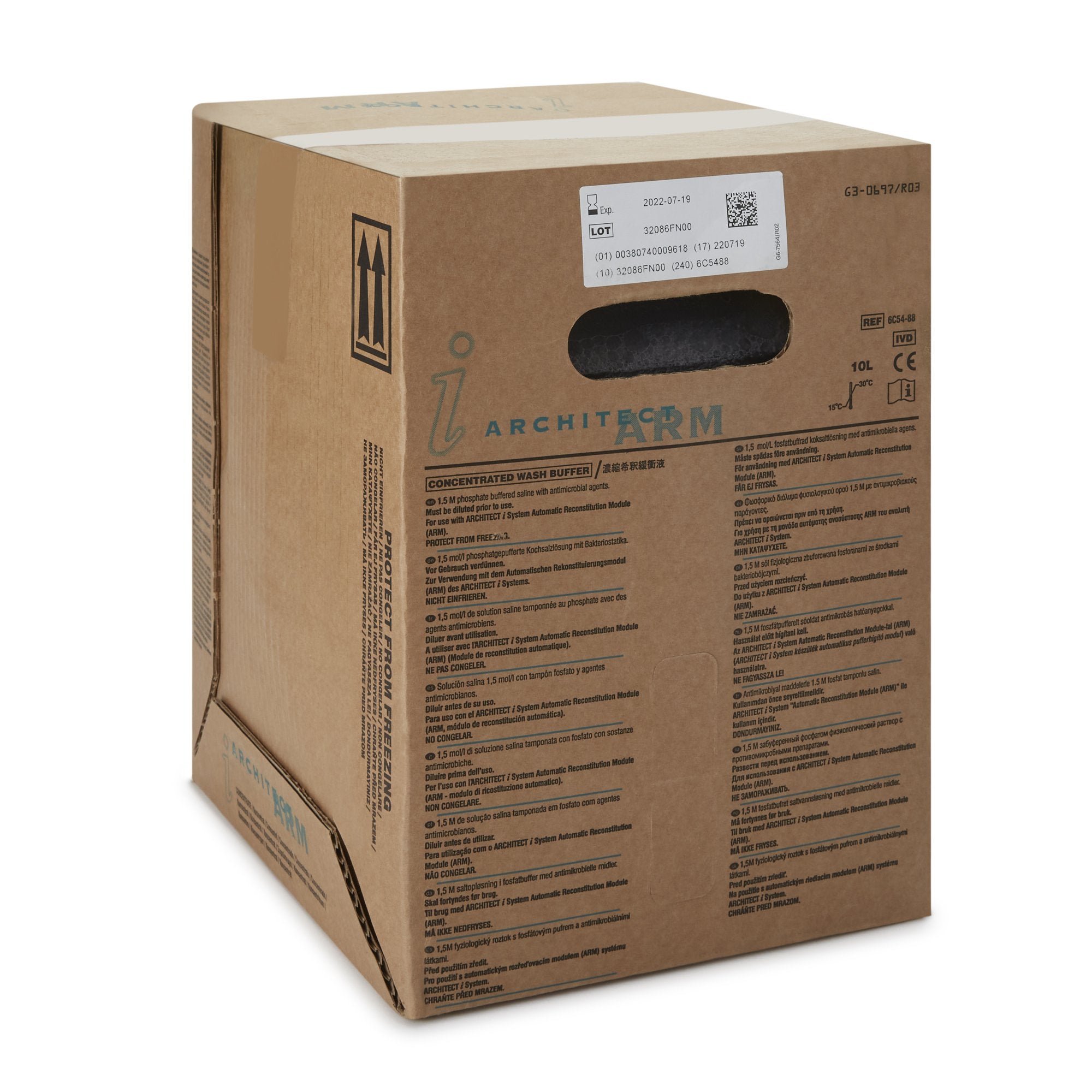 Architect Wash Reagent for use with Architect ci8200 Analyzer, Concentrated Wash Buffer test
