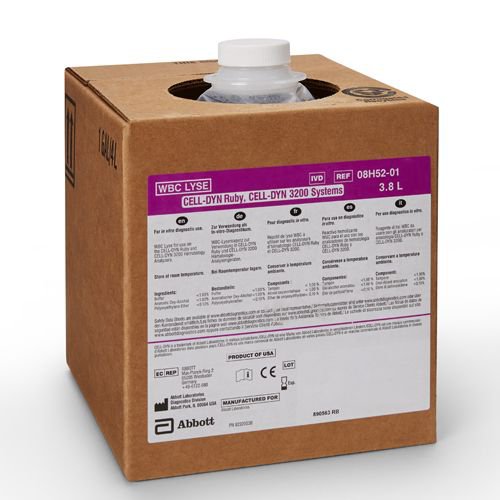 Cell-Dyn® Reagent for use with Cell-Dyn Ruby Hematology Analyzer, WBC Lyse test