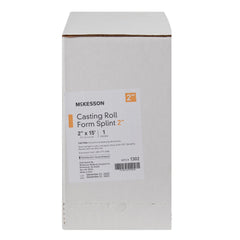 McKesson White Casting Roll Form Splints, 2 Inch x 15 Foot