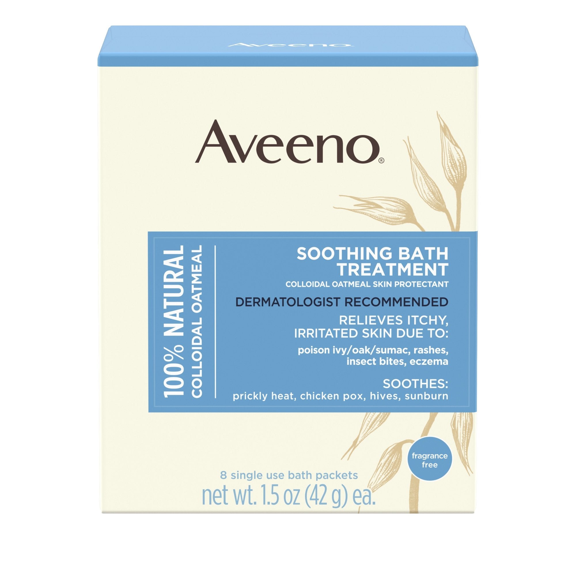 Aveeno® Soothing Oatmeal Bath Treatment, 1.5 oz. Packet