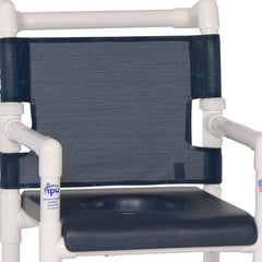 IPU Deluxe Shower Chair Commode, Navy