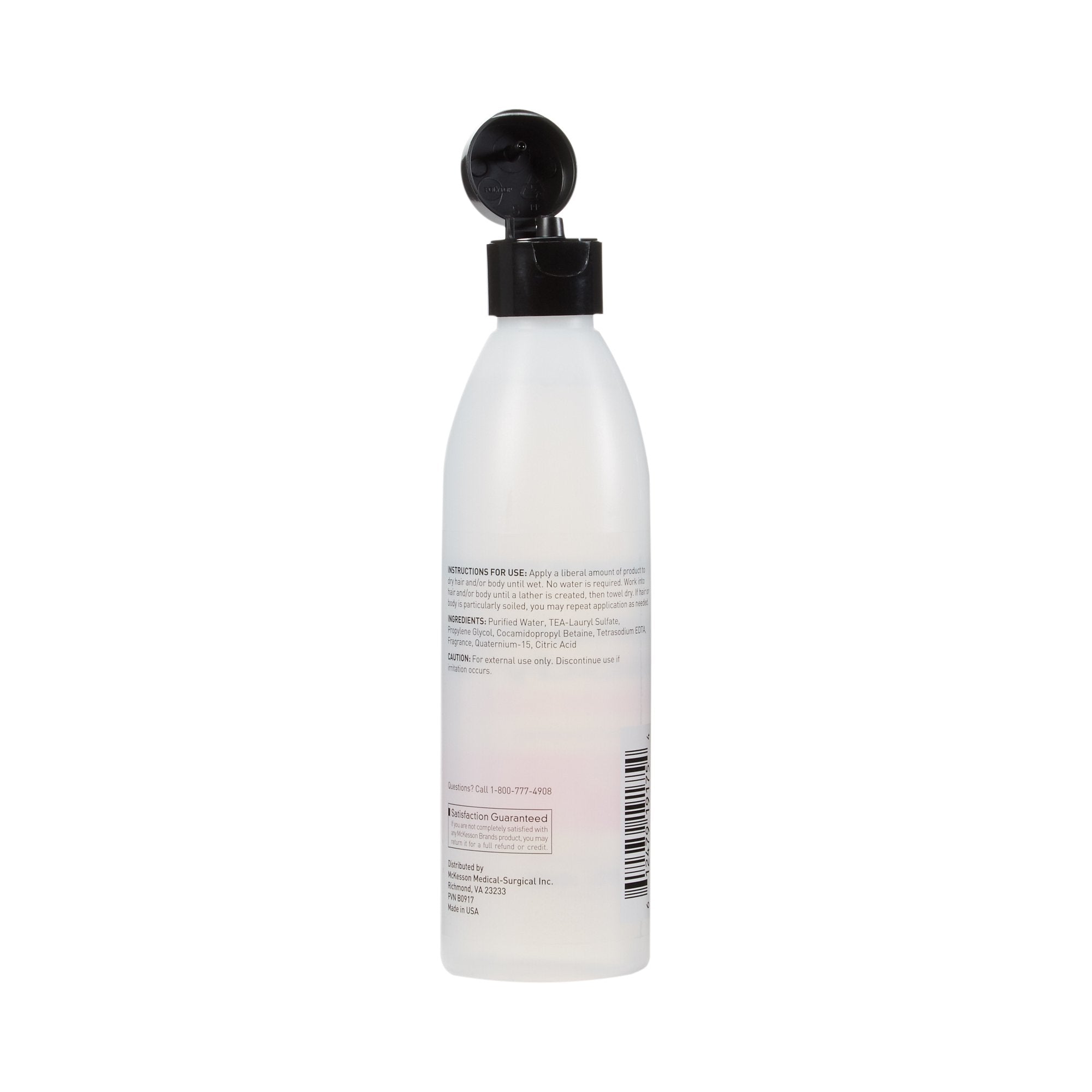 McKesson Rinse-Free Shampoo and Body Wash, 8 oz Bottle