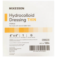 McKesson Hydrocolloid Dressing, 6 x 6 Inch
