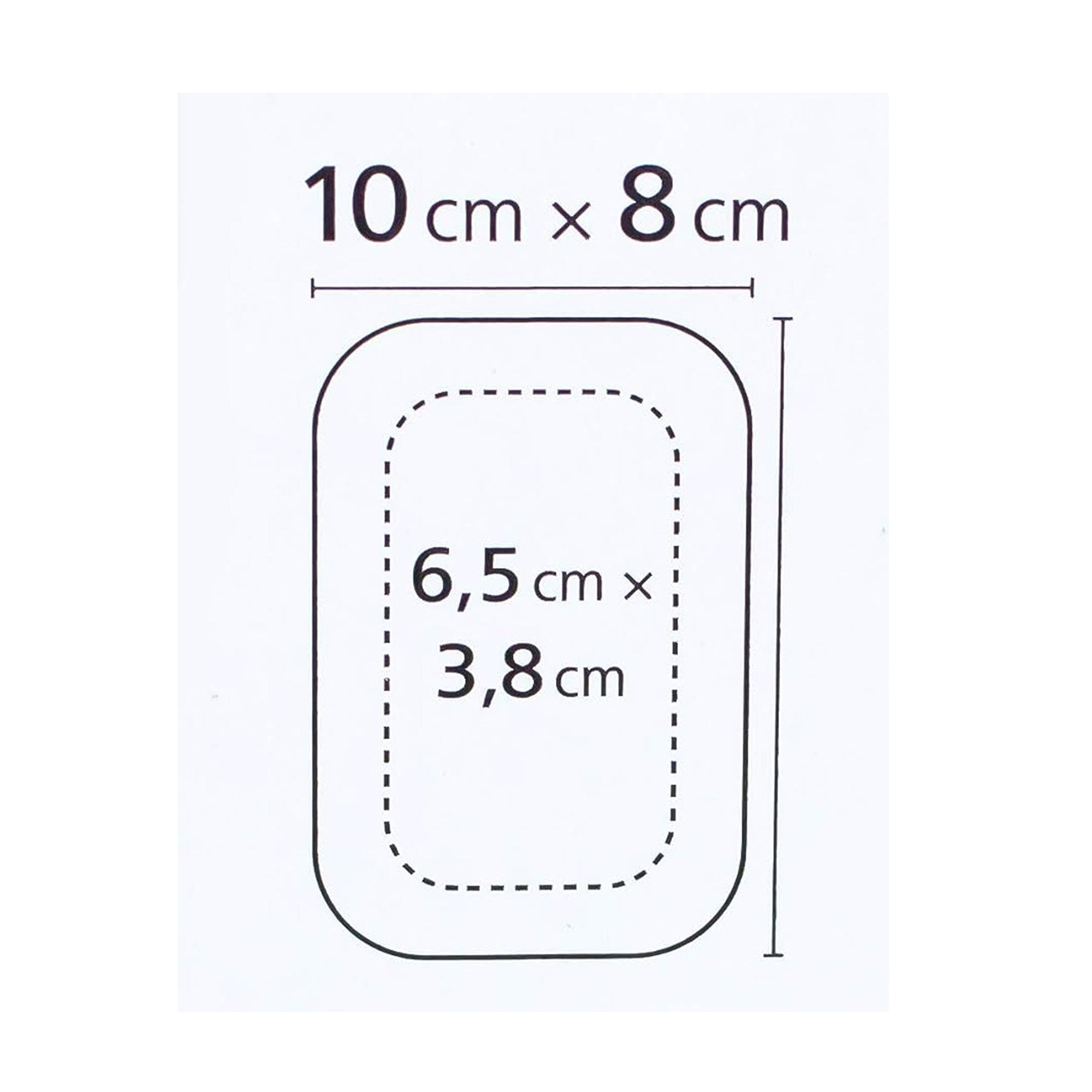 Cosmopor® White Adhesive Dressing, 3-1/8 x 4 Inch