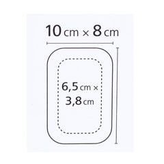 Cosmopor® White Adhesive Dressing, 3-1/8 x 4 Inch