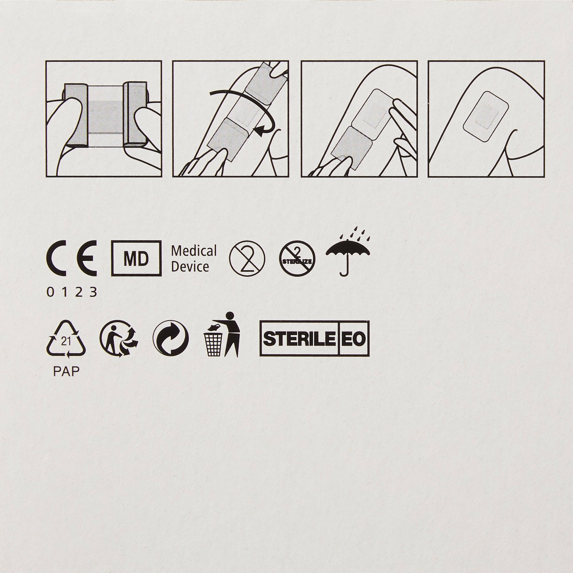 Cosmopor® Adhesive Dressing, 4 x 10 Inch