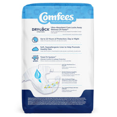Attends Comfees Premium Baby Diapers, Unisex, Tab Closure, Size 2