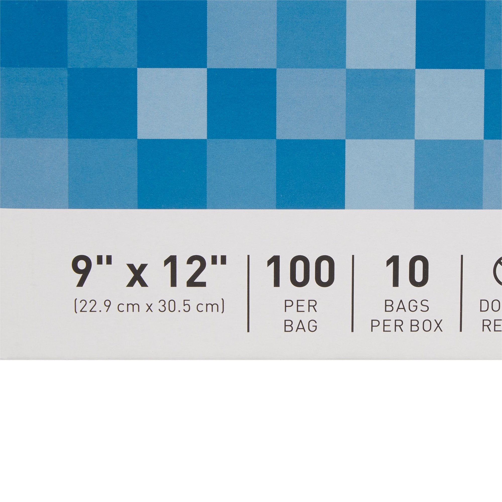 McKesson Zip Closure Bag, 9 X 12 Inches