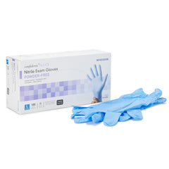 McKesson Confiderm® 6.5CX Nitrile Extended Cuff Length Exam Glove, Large, Blue